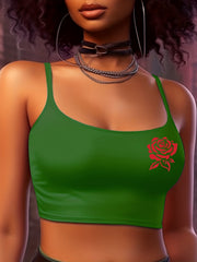 Flower Print Cami Sleep Top Sleeveless