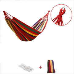 Portable Canvas Hammock for Camping & Dormitory Use, Anti Rollover