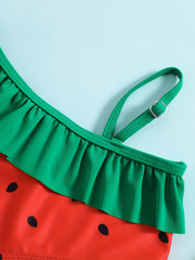 Watermelon Swimsuit Set Baby Girls 2pcs Top & Shorts