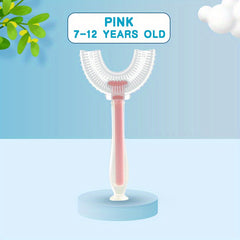 Kids Food Soft Silicone U-shaped Toothbrush