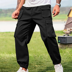 Classic Cargo Pants Men Casual Techwear Joggers Hip Hop Drawstring