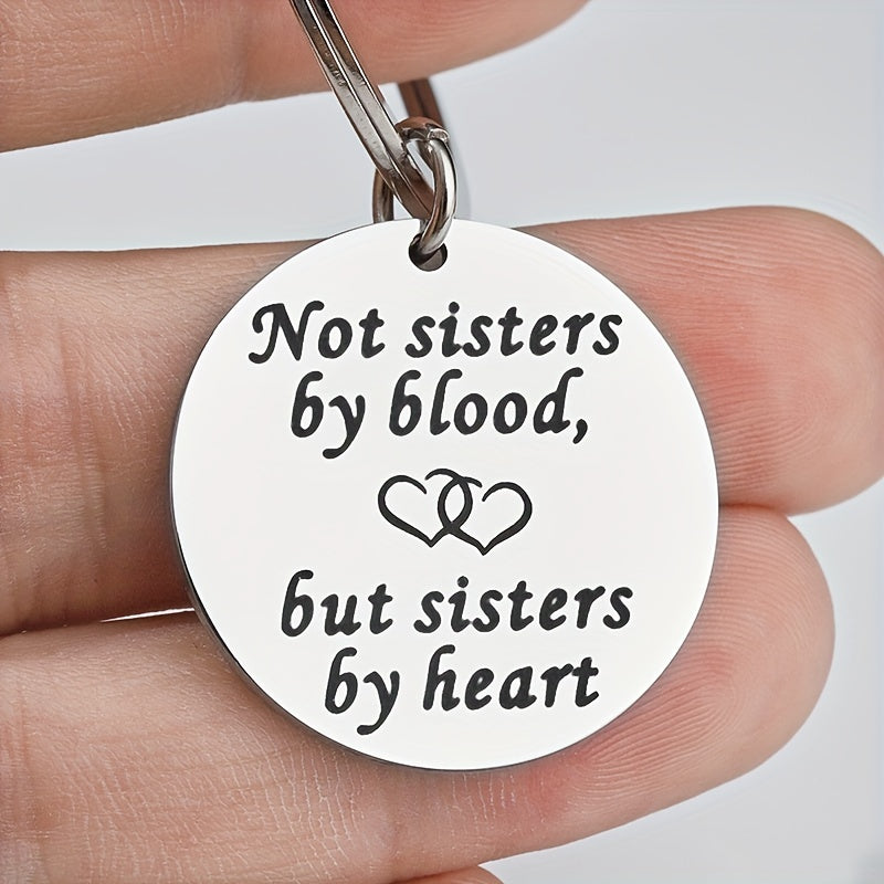 Sisters Keychain For Girls - Small Gift For Friends