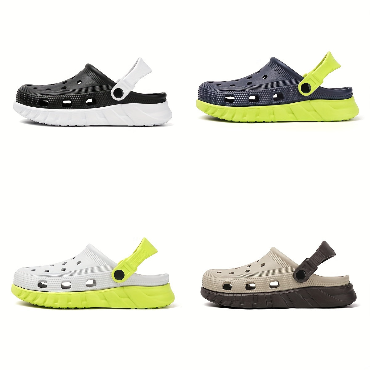 Men's Closed Toe Clogs Sandals Soft Sole Outdoor Garden Shoes