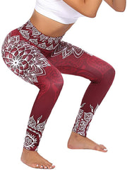 Floral Yoga Leggings for Women - Comfortable Workout Pants