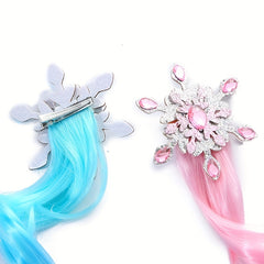 3pcs Colorful Twisted Braided Ponytail Hair Extensions for Girls