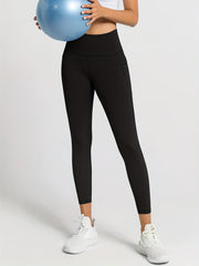 High Waist Elastic Hip Lifting Fitness Pants Women's Underlay Running Pants