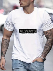 Men's Graphic Crew Neck Active T shirt Casual Comfy Tees Tshirts For Summer