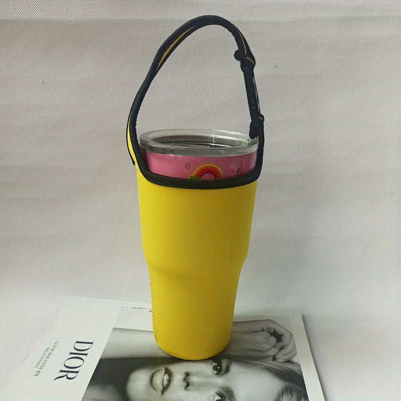 Neoprene Tumbler Carrier Cup Holder with Handle