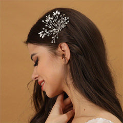 Rhinestone Flower Head Piece for Wedding Hair Accessories