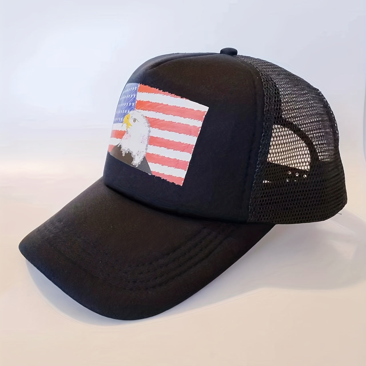 Summer Mesh Cap Hip hop Print Baseball Cap Mens Sun Hat Outdoor Sports
