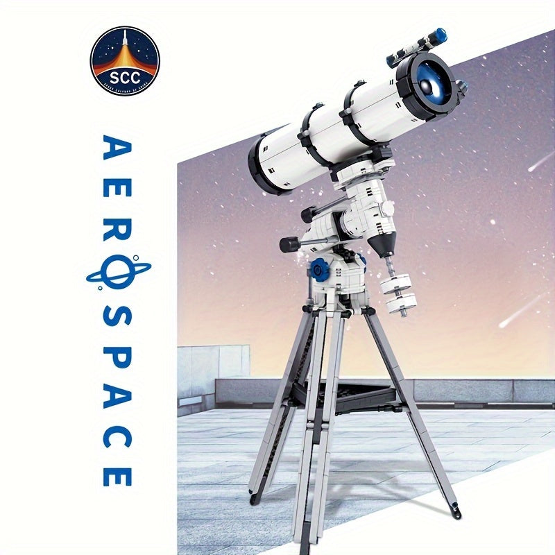 751 pcs Space Telescope Building Blocks Educational Toy Model