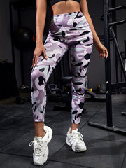High Waisted Camo Leggings for Women