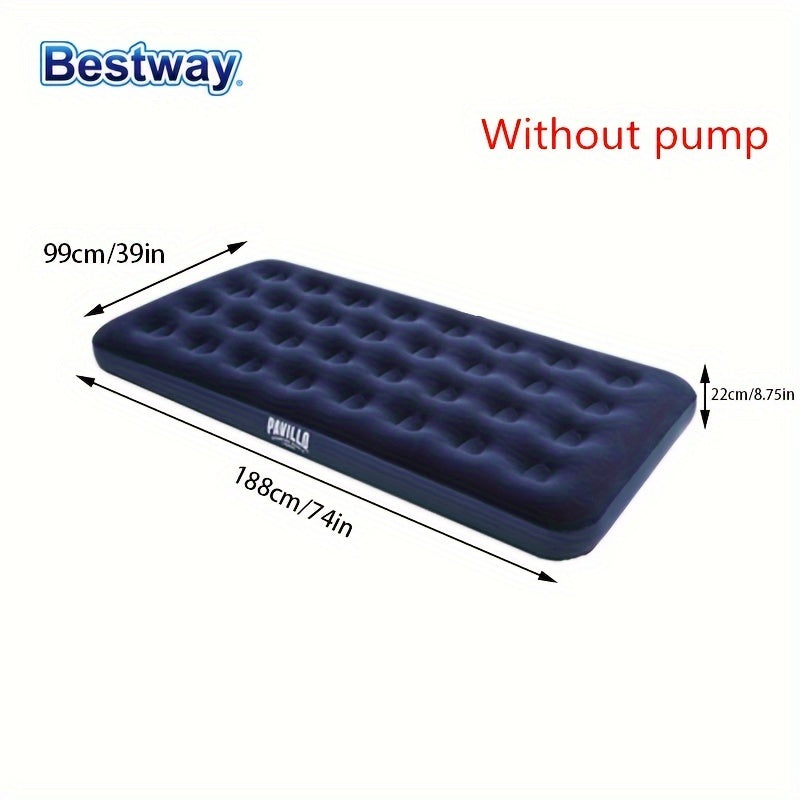Soft Air Mattress Flocked Tent Moisture Pad Portable Air Bed For Travel