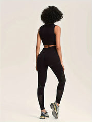 Yoga Tank Top & High Waist Leggings Set