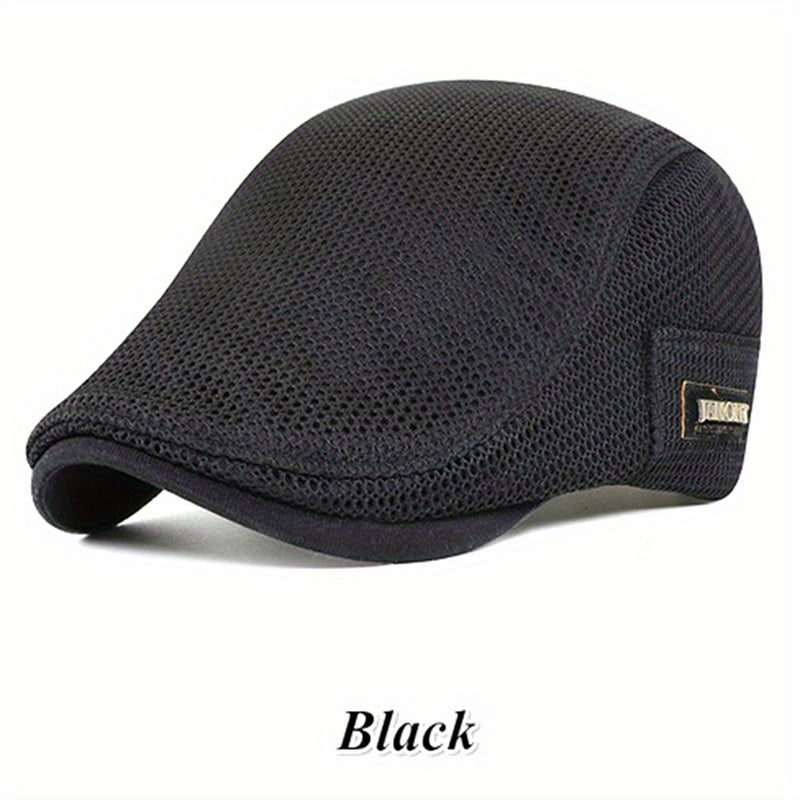 Men's Casual Beret Cotton Hat Autumn Biker Flat Hat