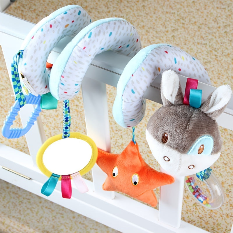 Infant Animal Bed Around Toy Plush Car Hanging Spiral Bed Hanging Toy