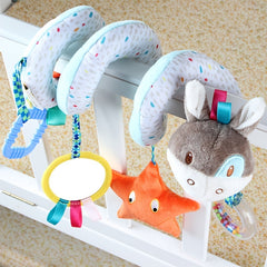 Infant Animal Bed Around Toy Plush Car Hanging Spiral Bed Hanging Toy