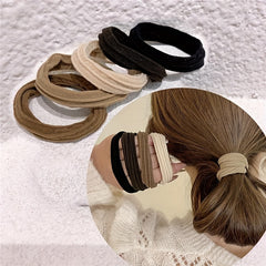 5pcs Elastic Hair Ties Durable Hair Accessories for Girls