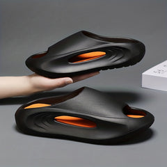 Women's Cutout House Slides Open Toe Thick Sole Slippers