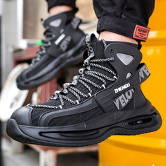 Men's Safety Shoes Puncture Proof Steel Toe Work Shoes