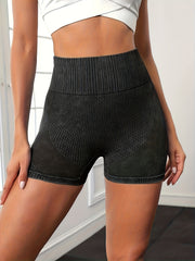 3pcs High Waist Tummy Control Quick Drying Yoga Shorts
