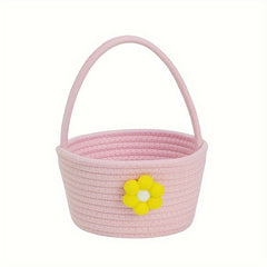 Small Flower Basket Cartoon Small Flower Portable Storage Basket