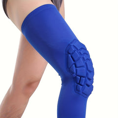 Honeycomb Anti-collision Knee Pad for Sports, Extended Protective Leg Protectors