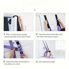 Yoga Waist Rope Elastic Tension Band for Stretching