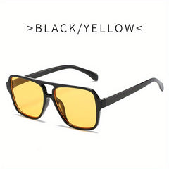 Men's Aviator Sunglasses Windproof Goggles Night Vision Lenses
