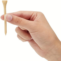 100 Pcs Wooden Golf Tees Environment Friendly For Golf Training