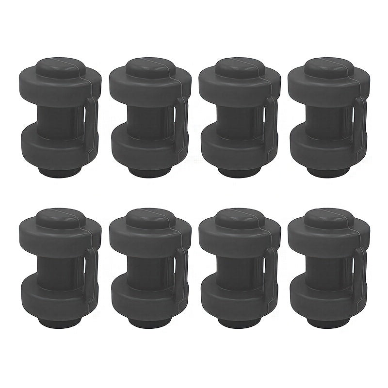 8pcs Trampoline End Cap Waterproof Enclosure Pole Cap For Net Poles