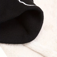 Happy Face 3D Embroidery Knit Hat For Men And Teens
