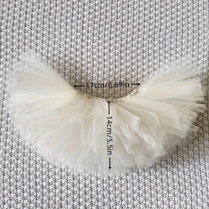 Ivory Ballet Tutu Skirt & Headband Set for Girls