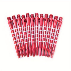 12pcs Aluminum Alloy Darts Shafts 53mm 2BA Thread Replacement
