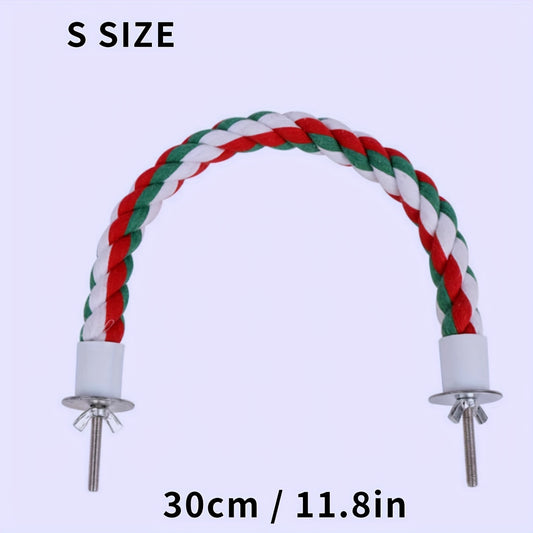 Parrot Standing Rope Spiral Climbing Ladder Bird Toy
