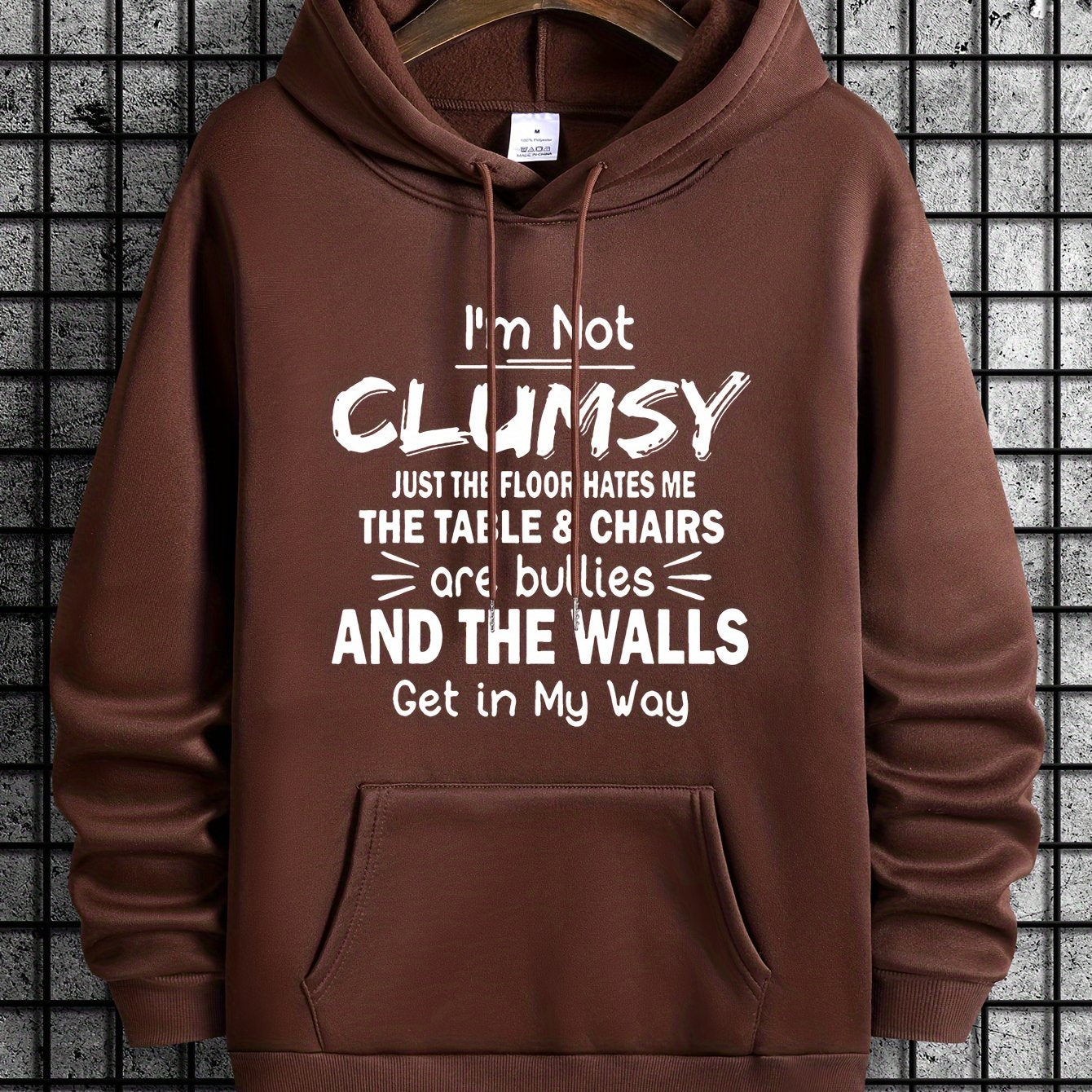 Old Enough To Know Better Print Men's Hooded Sweatshirt