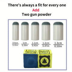 Pool Cue Tip Cover & Chalk Set Billiard Accessories