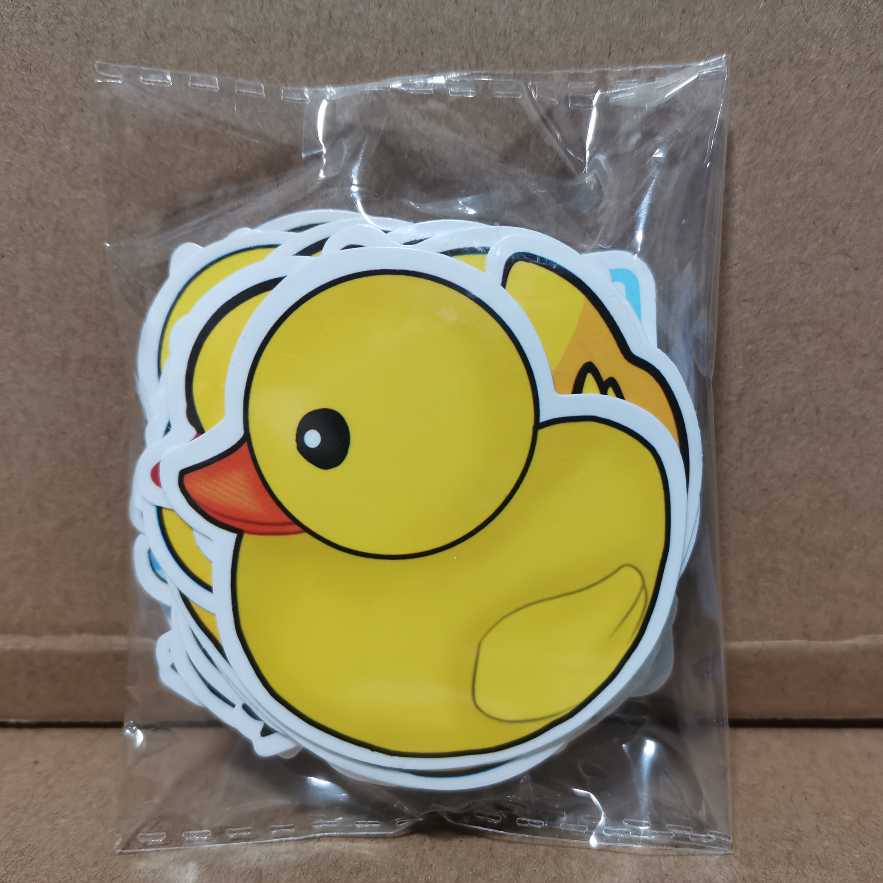 50pcs Little Yellow Duck Stickers for Laptop Water Bottle Scrapbooks