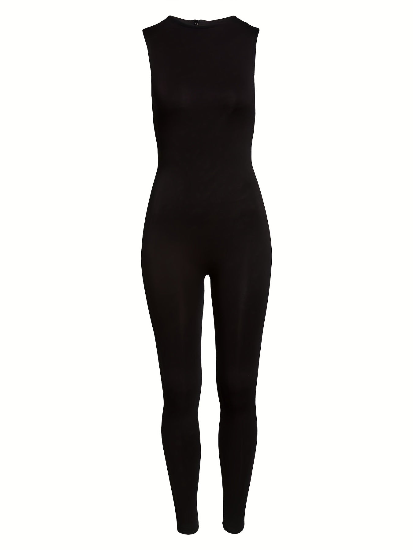 Sleeveless Mock Neck Jumpsuit for Women
