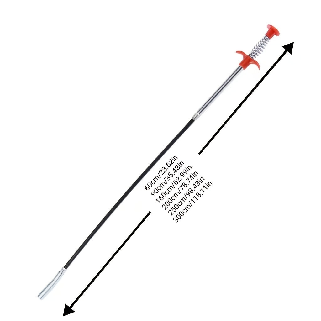 Toilet Dredging Tool 4 Claws Sewer Pipe Dredger Clogged Clamps