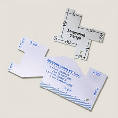 1pc Multilateral Aluminum Ruler Metal Patchwork Clothing Tailor Ruler