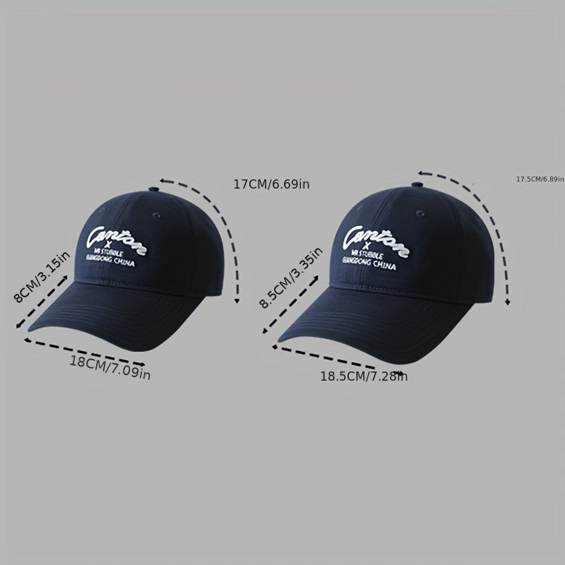Woven Duck Tongue Cap with Big Brim Baseball Cap for Running