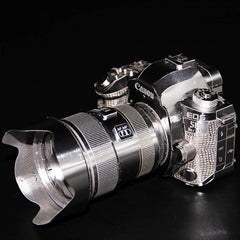 Metallic 3D Puzzle Kit Full Metal Stainless Steel DSLR Camera Model