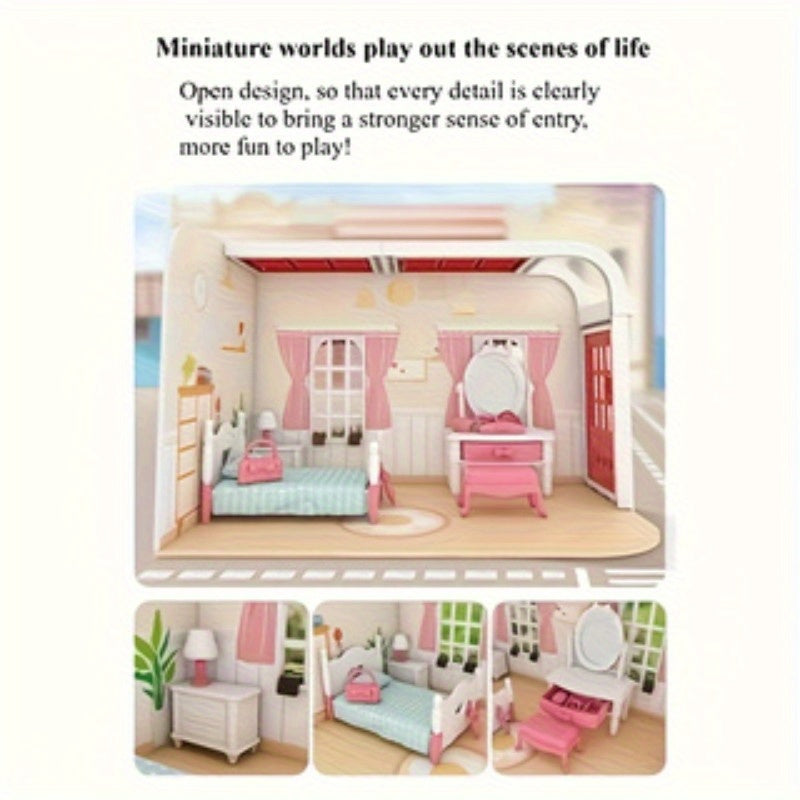 Kids Mini Games Simulation Small Scene DIY Birthday Gift