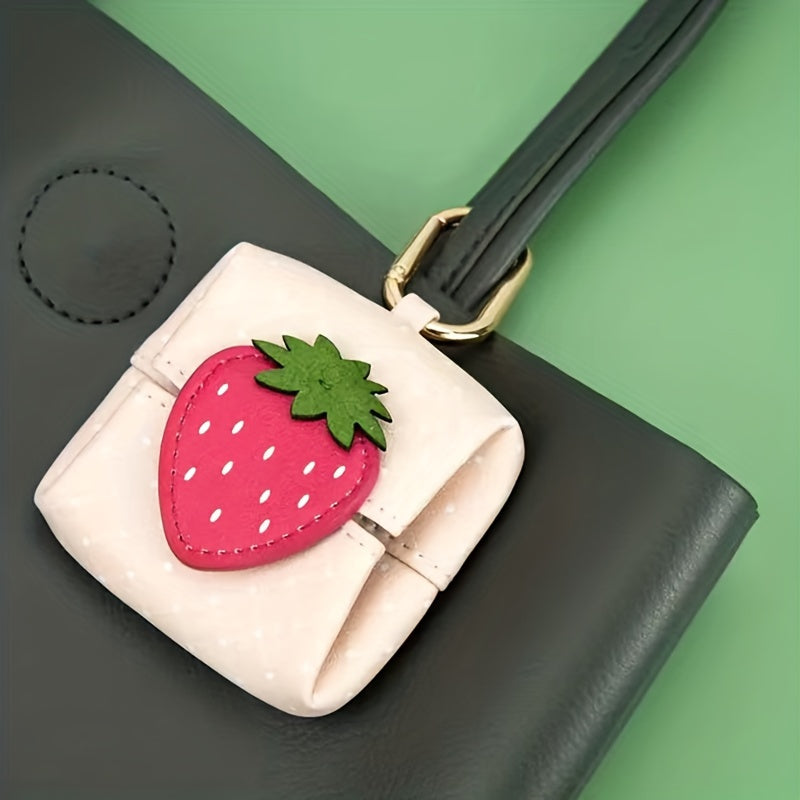 Cartoon Mini Storage Bag for Lipsticks with Keychain
