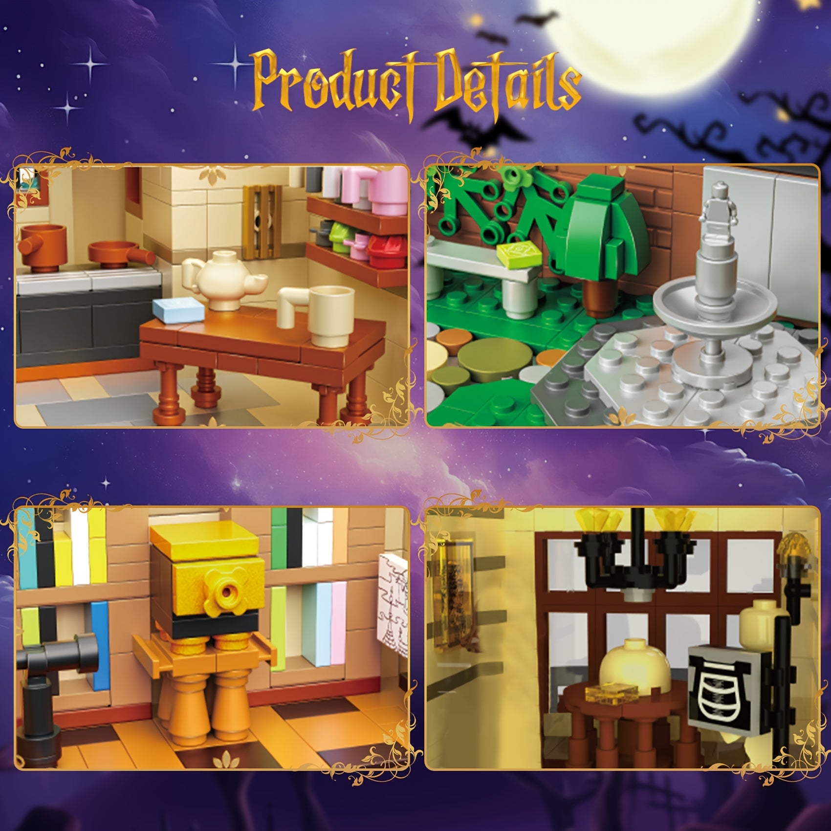 Magic Castle Building Blocks - Great Hall and Hightower Set