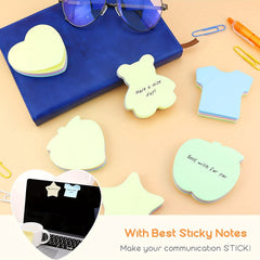 100 Sheets Colorful Sticky Notes Self Sticky Note Pads