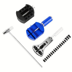 147-Piece Watch Repair Tool Set with Carrying Pouch