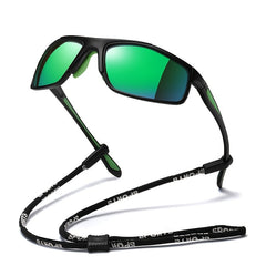 Polarized Sports Sunglasses TR90 Glasses Night Vision Cycling Windproof Lens