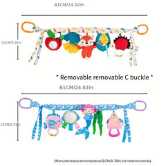Adorable Plush Stroller Pendant for Newborns